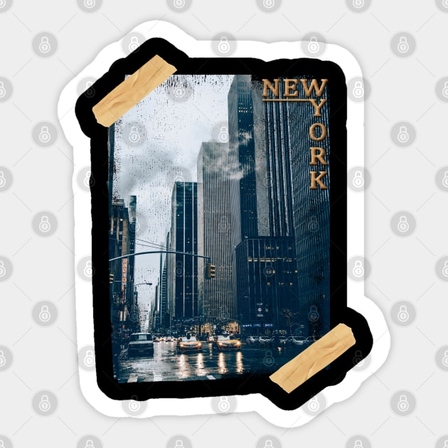 New York Sticker by remixer2020